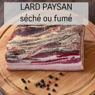 Recette Lard paysan séché ou fumé