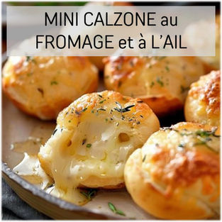 Recette Mini calzone apéro au fromage et ail - Les Epices DeLACO