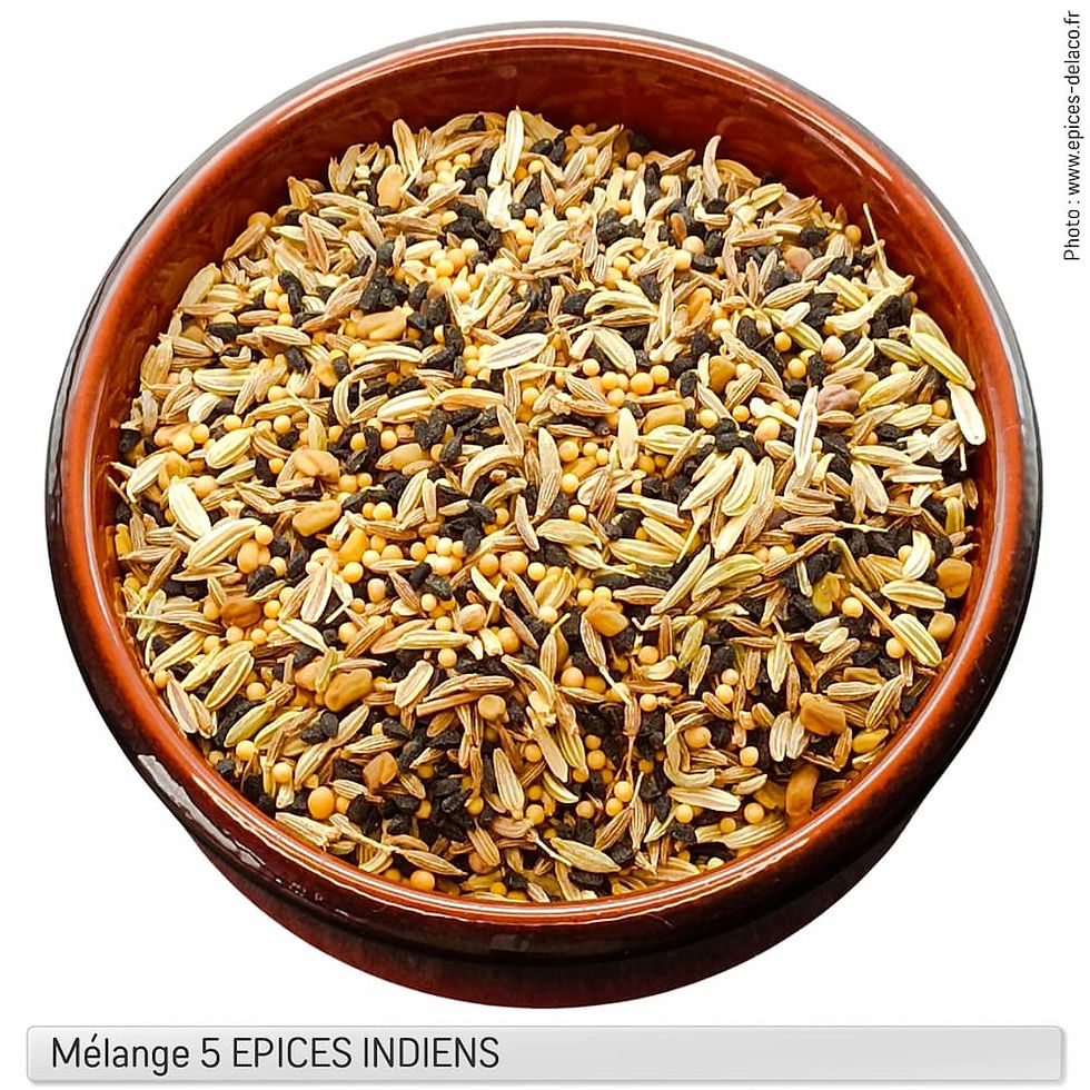 Mélange d'épices 5 épices indiens