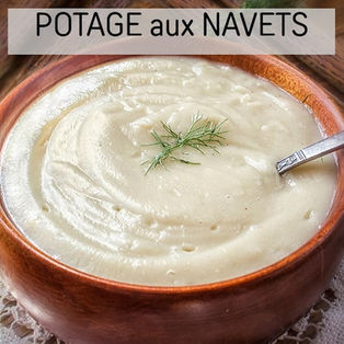 Faire un POTAGE aux NAVETS facilement !