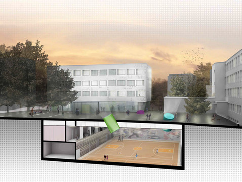 Kölner Architekten Architekt 
Grundschule Holzhausen Wettbewerb Neubau