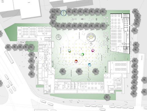 Kölner Architekten Architekt 
Grundschule Holzhausen Wettbewerb Neubau
