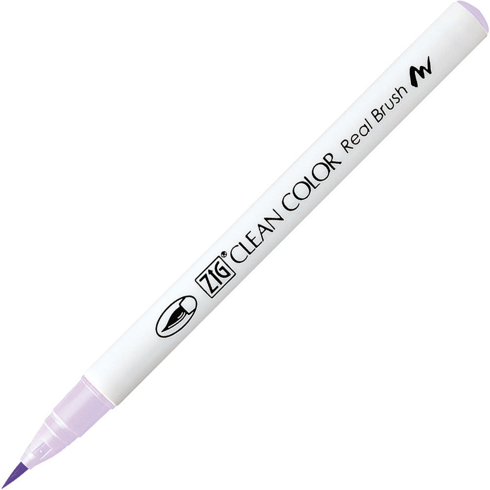 Kuretake Zig Clean Color Real Brush Marker, Pale Violet