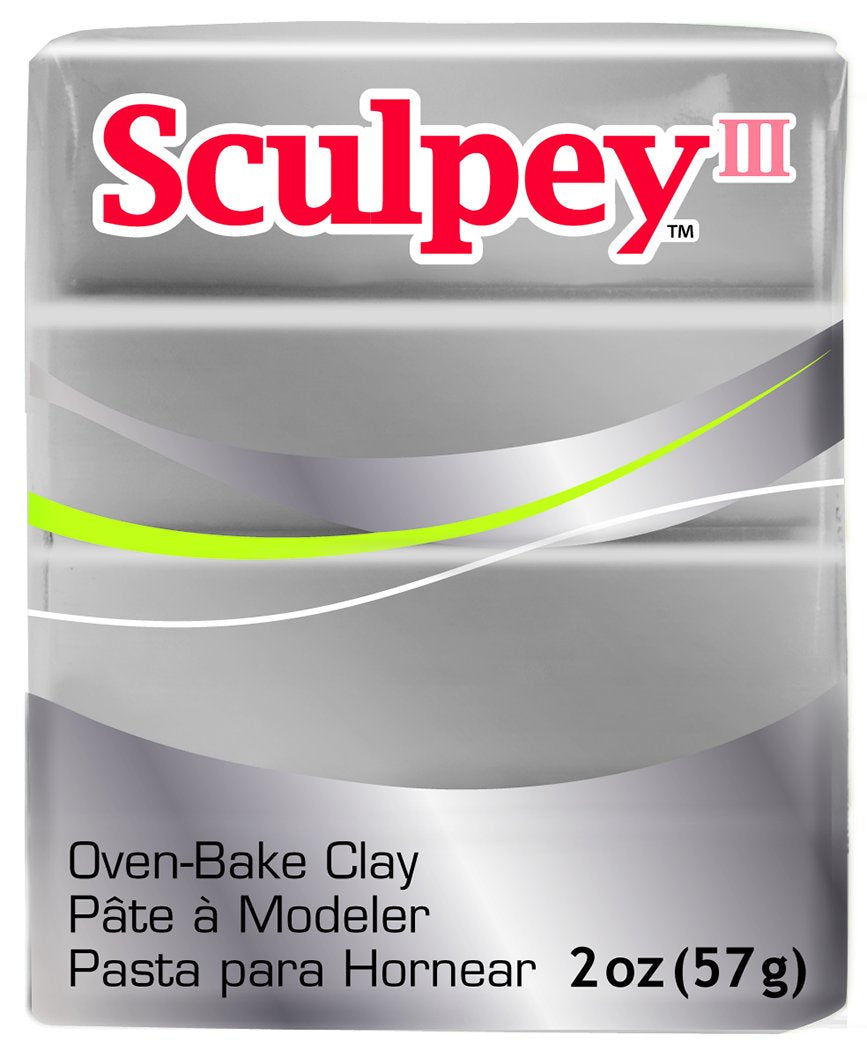 Sculpey III, 2 oz., Silver