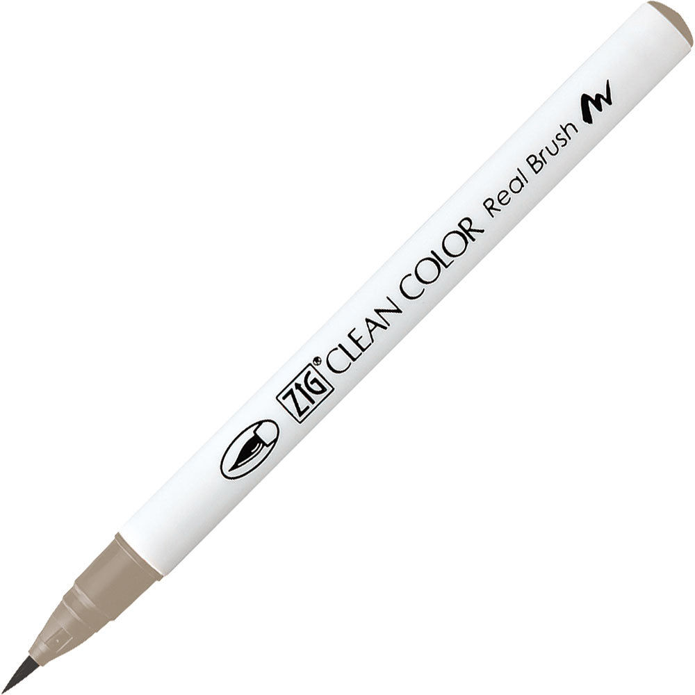 Kuretake Zig Clean Color Real Brush Marker, Platinum Brown