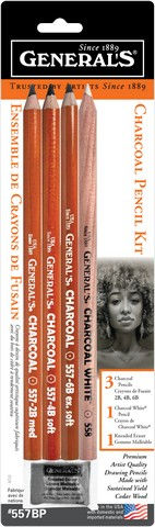 General Pencil Charcoal Pencil Kit