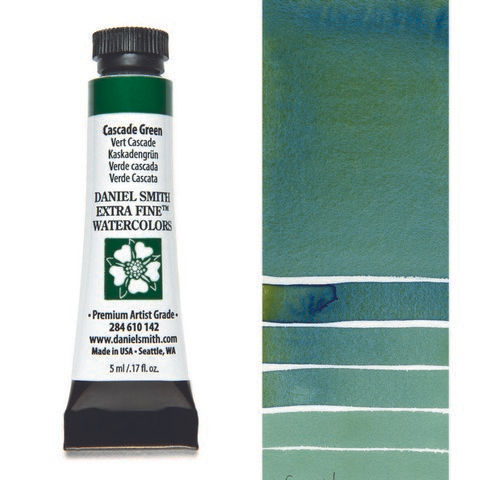 Daniel Smith Extra Fine Watercolor, 5 ml, Cascade Green