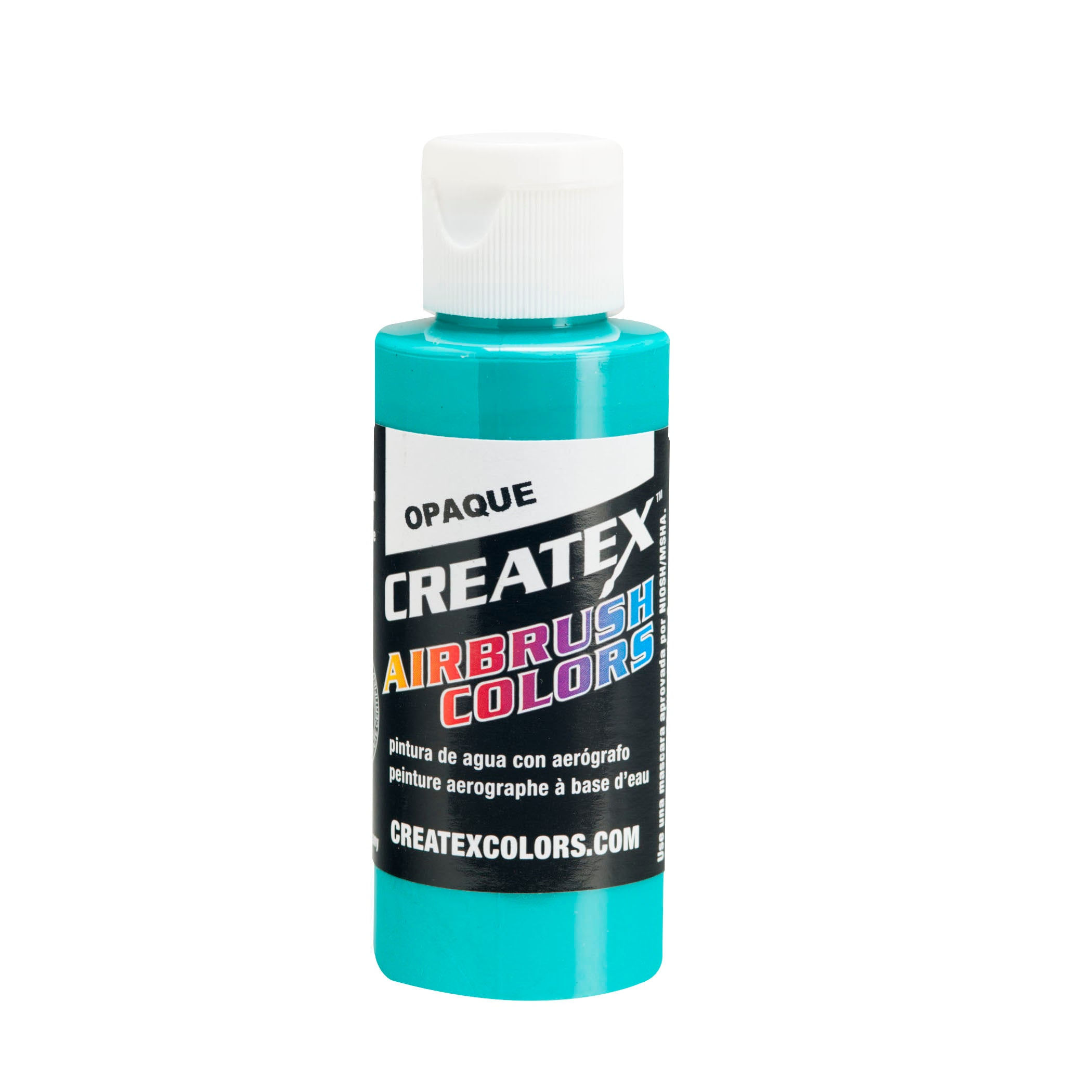 Createx Airbrush Color, Opaque, 2 oz., Aqua