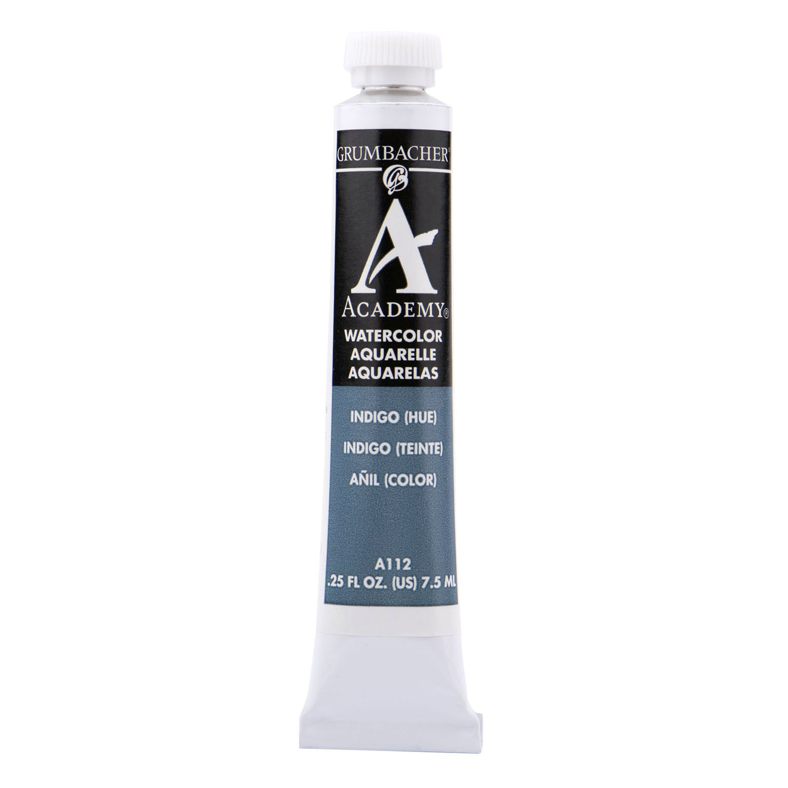 Grumbacher Academy Watercolor, 7.5ml Tube, Indigo