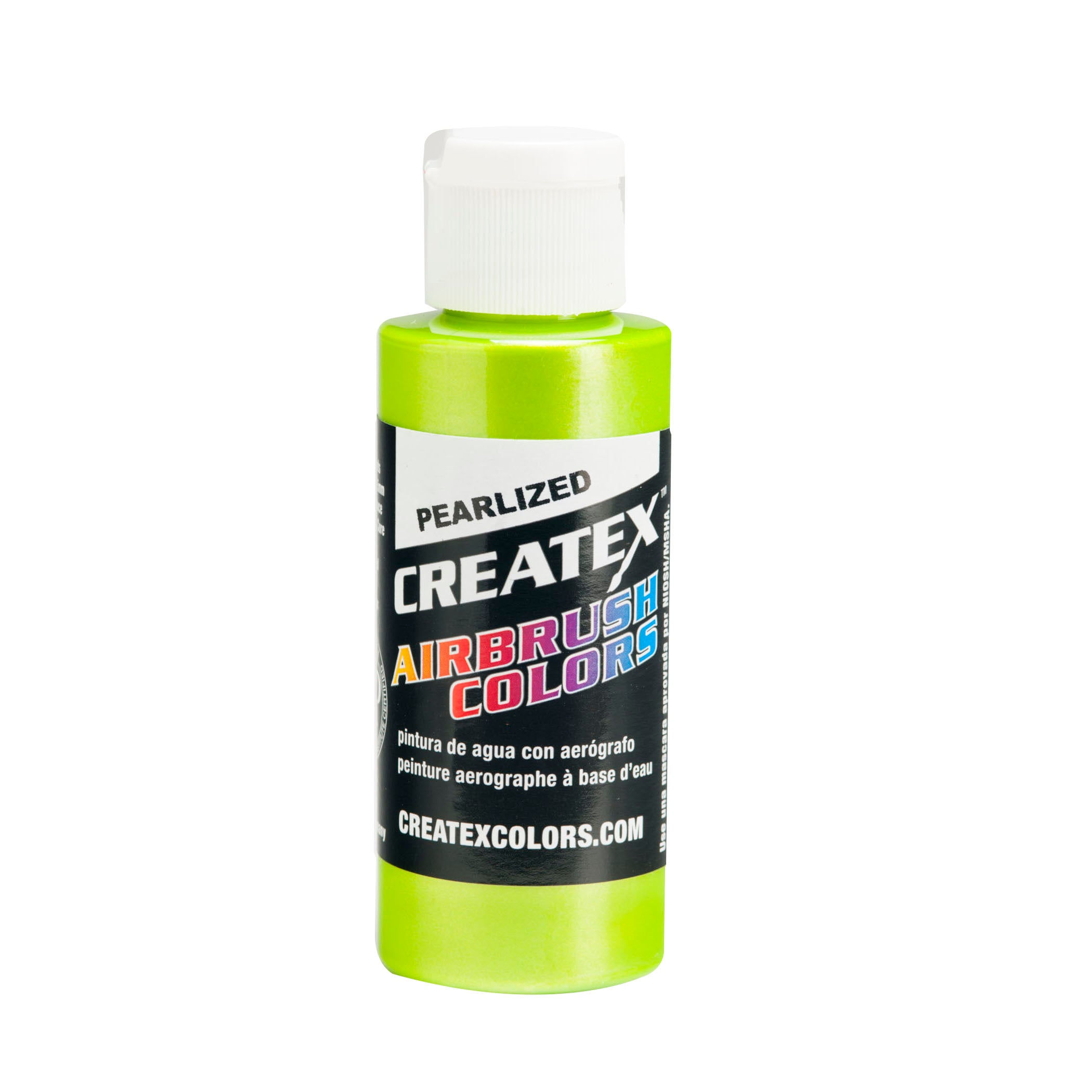 Createx Airbrush Color, Pearlized, 2 oz., Lime