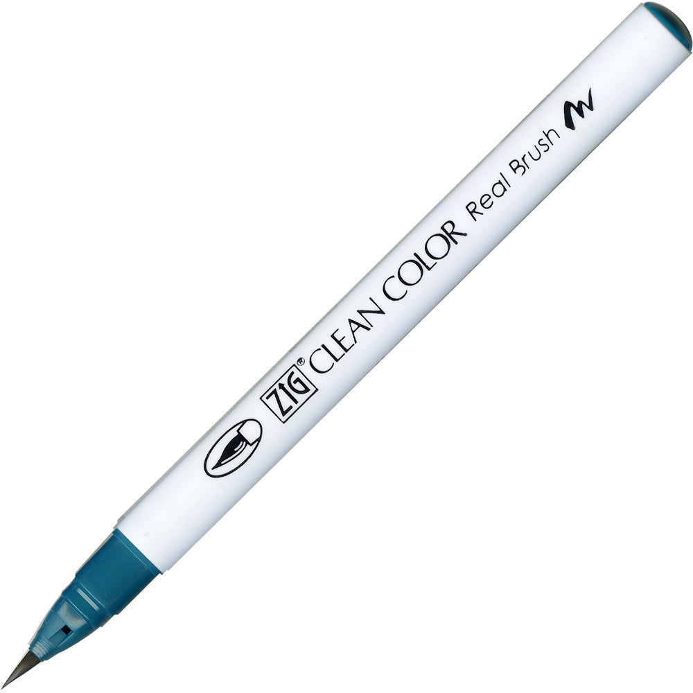Kuretake Zig Clean Color Real Brush Marker, Persian Green