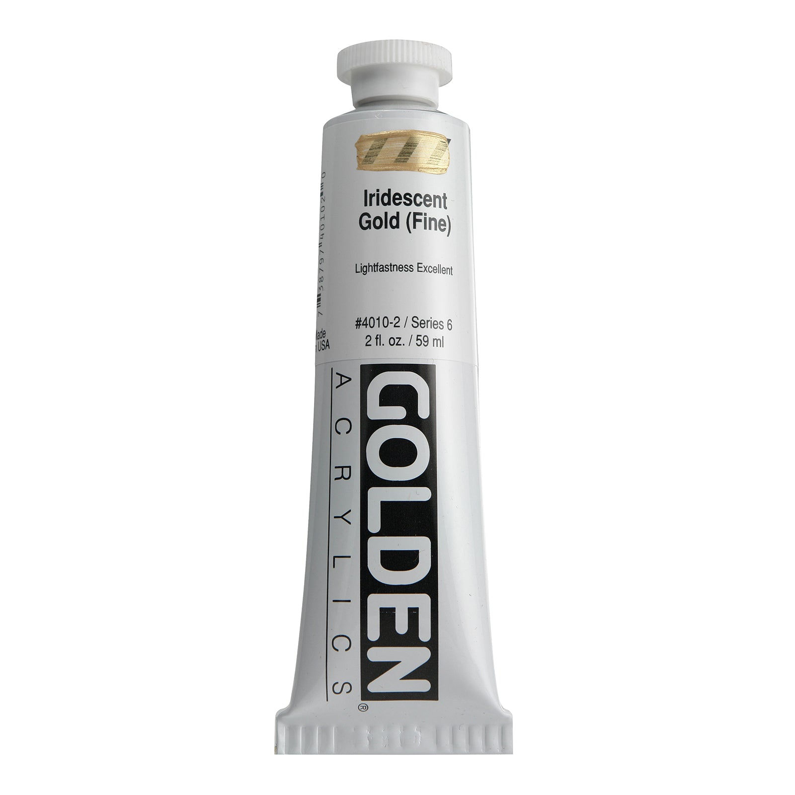 GOLDEN Iridescent Acrylic, 2 oz., Iridescent Gold