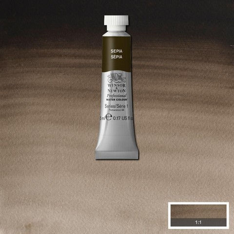 PROFESSIONAL WATER COLOUR SEPIA 5ML