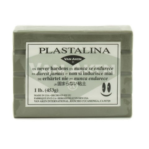 Van Aken Modeling Clay, 1 lb., Gray