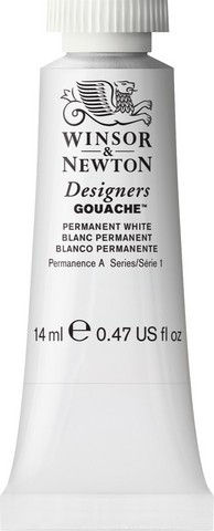 DESIGNERS GOUACHE PERMANENT WHITE 14ML