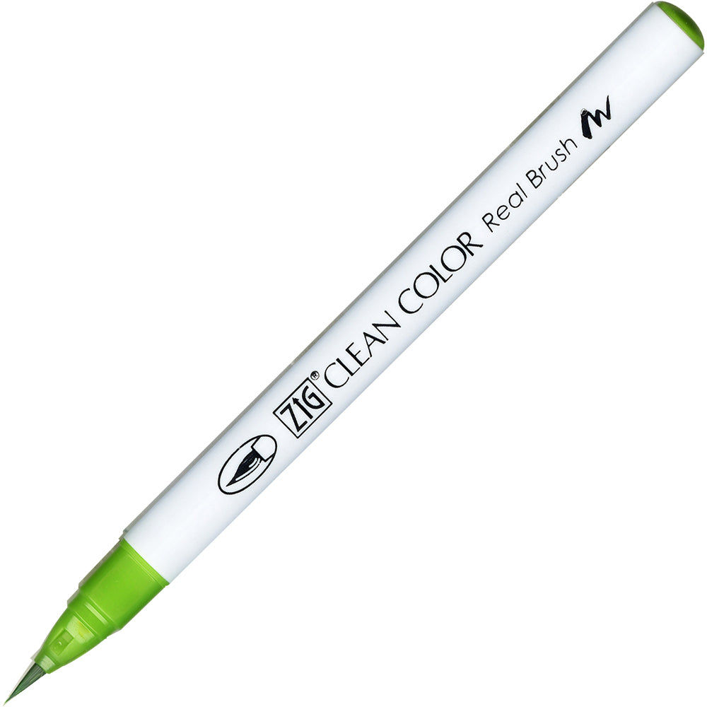 Kuretake Zig Clean Color Real Brush Marker, Light Green