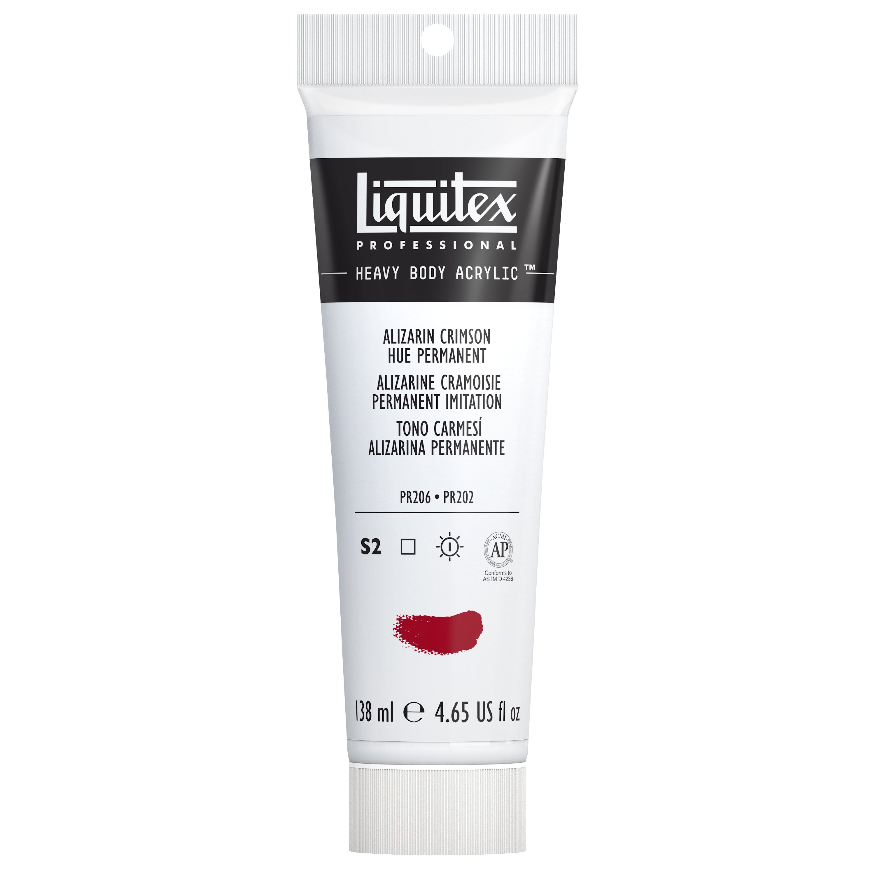 Liquitex Professional Heavy Body Acrylic Color, 4.65 oz., Alizerin Crimson Hue