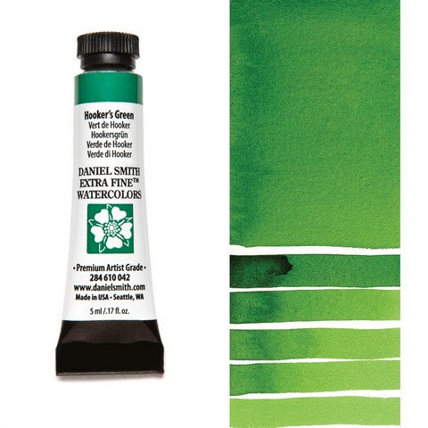 Daniel Smith Extra Fine Watercolor, 5 ml, Hooker's Green