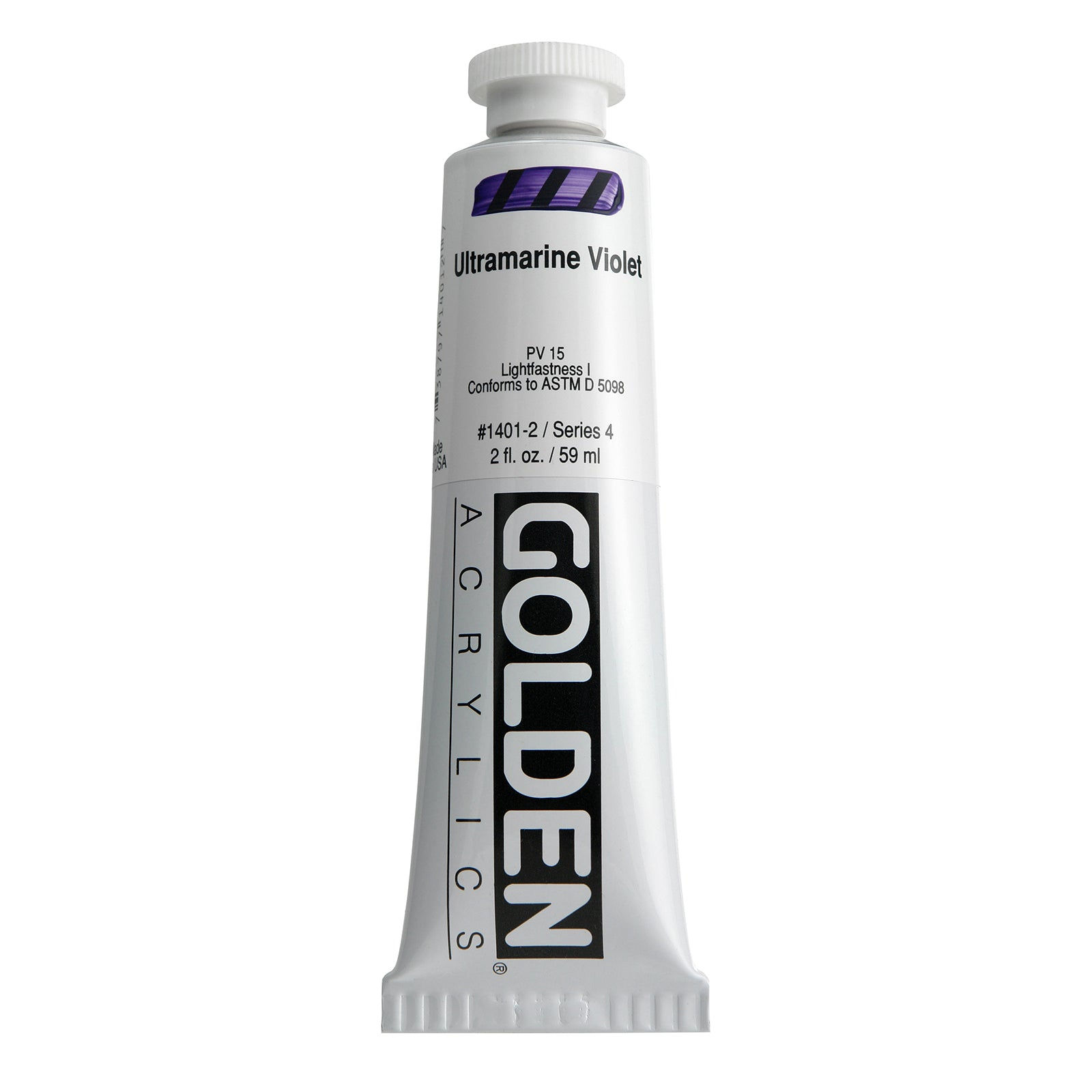 GOLDEN Heavy Body Acrylic, 2 oz., Ultramarine Violet