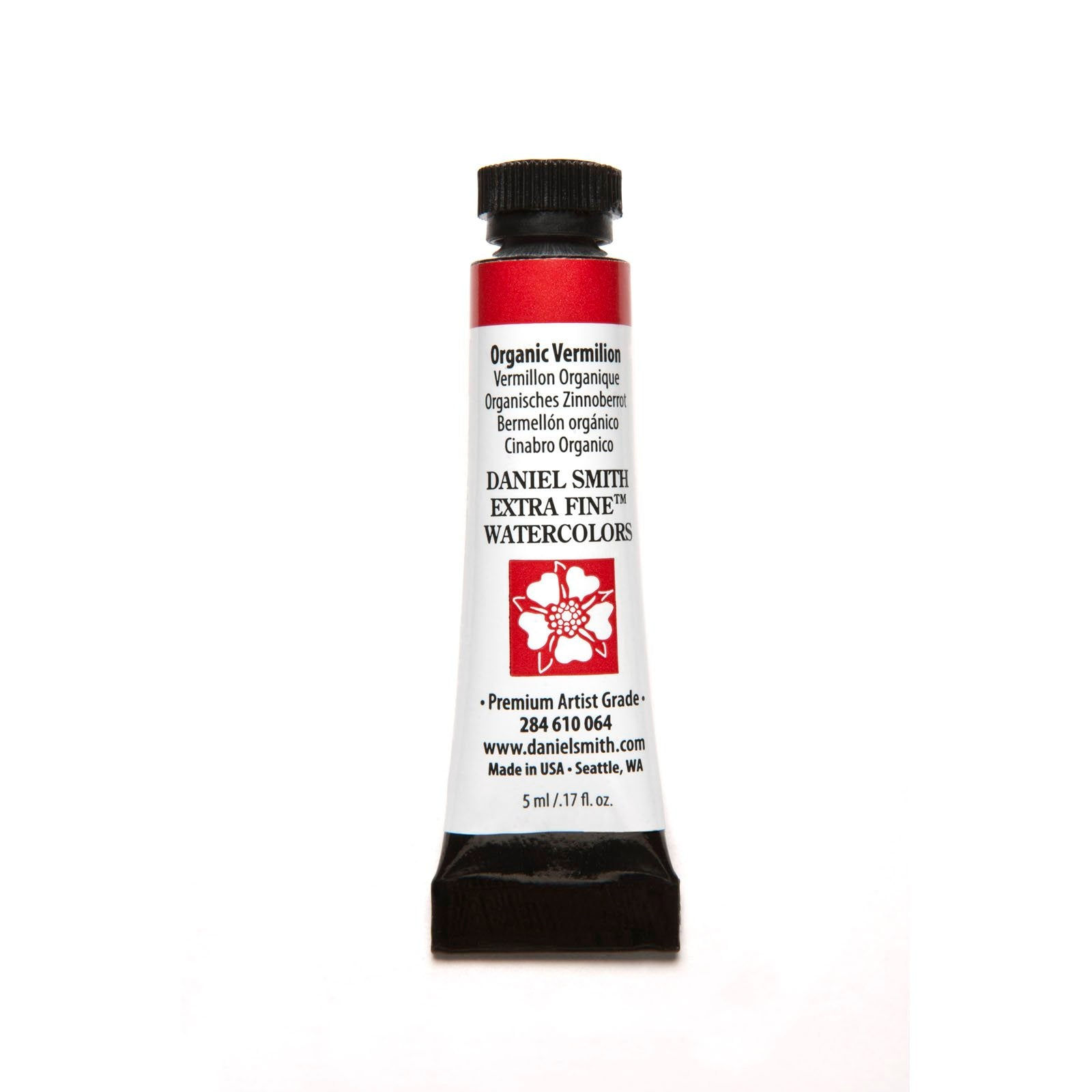Daniel Smith Extra Fine Watercolor, 5 ml, Organic Vermilion