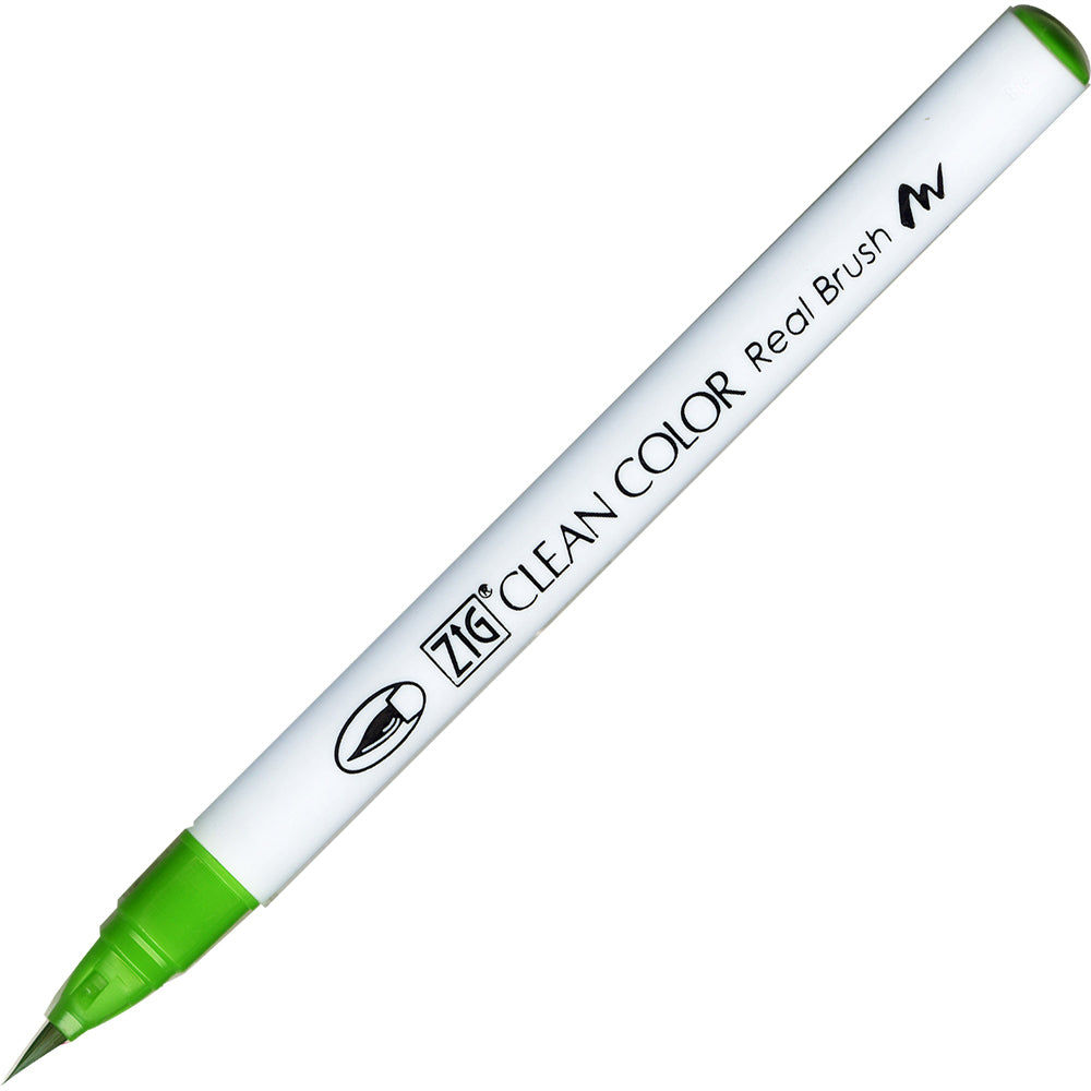 Kuretake Zig Clean Color Real Brush Marker, May Green