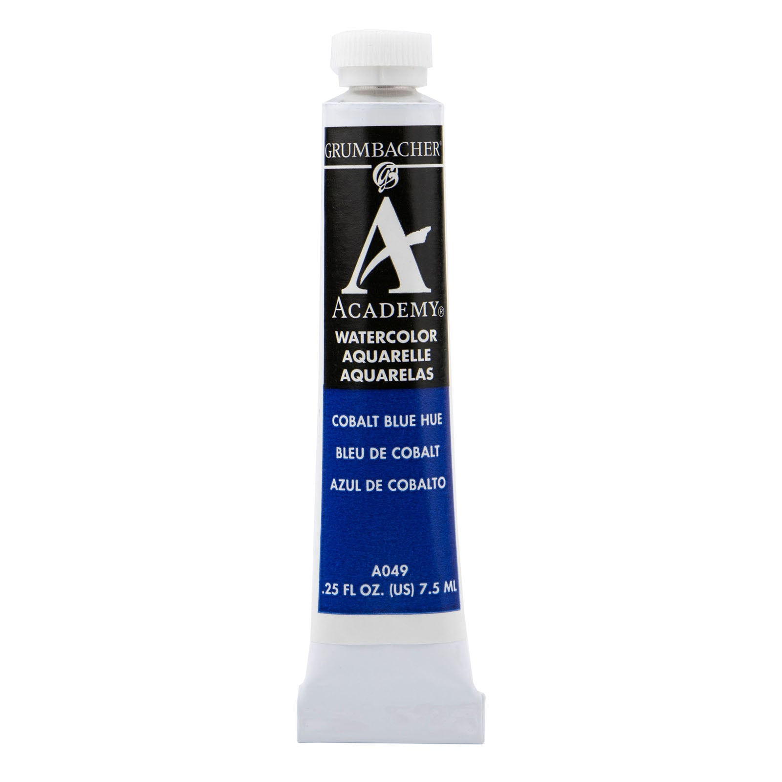 Grumbacher Academy Watercolor, 7.5ml Tube, Cobalt Blue