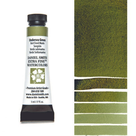 Daniel Smith Extra Fine Watercolor, 5 ml, Undersea Green