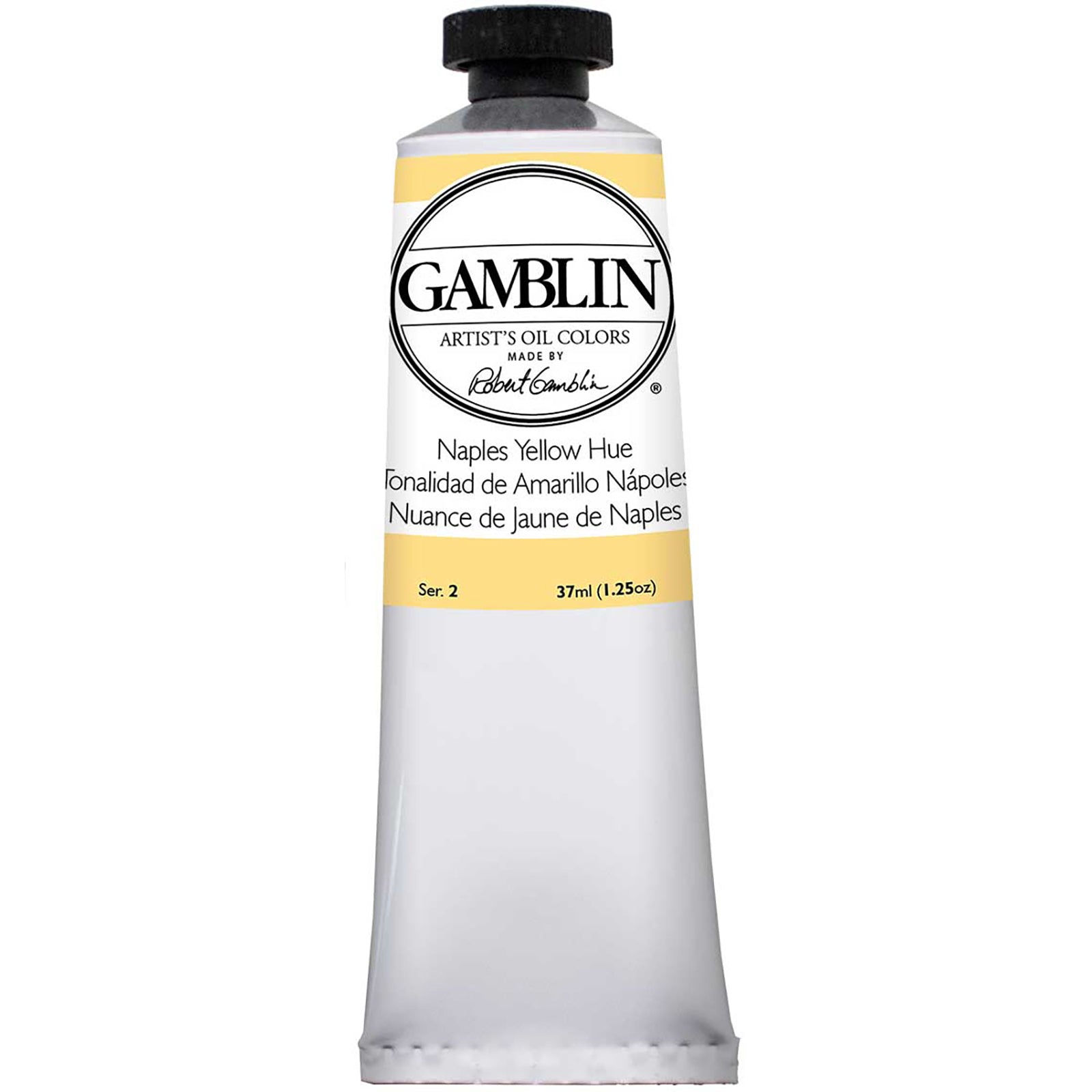 Gamblin Artist Grade Oil Color, 37ml, Naples Yellow Hue