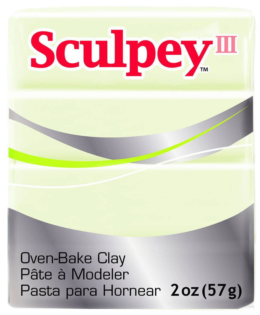 Sculpey III, 2 oz., Glow-n-the-Dark