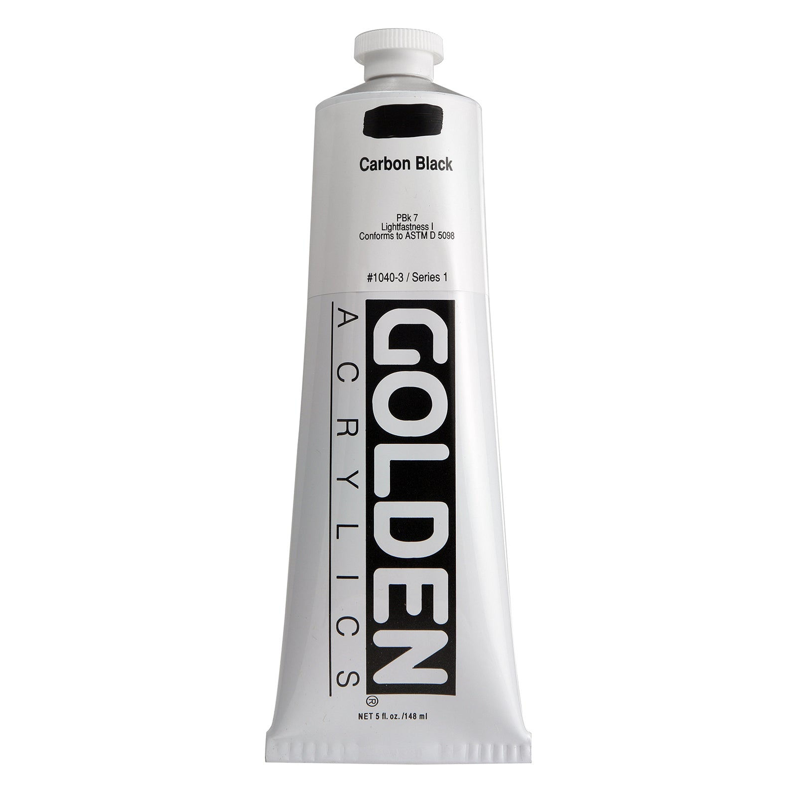 Golden??Heavy Body Acrylics, 5oz., Carbon Black