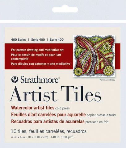 Strathmore Artist Tiles, 4" x 4", Watercolor
