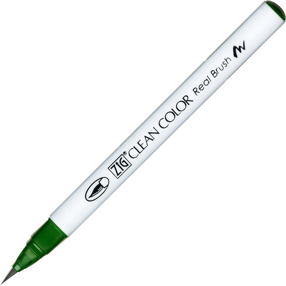 Kuretake Zig Clean Color Real Brush Marker, Green