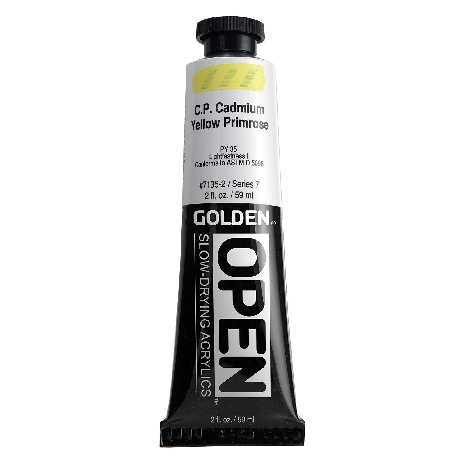 Golden?? OPEN Acrylic, 2 oz., C.P. Cadmium Yellow Primrose