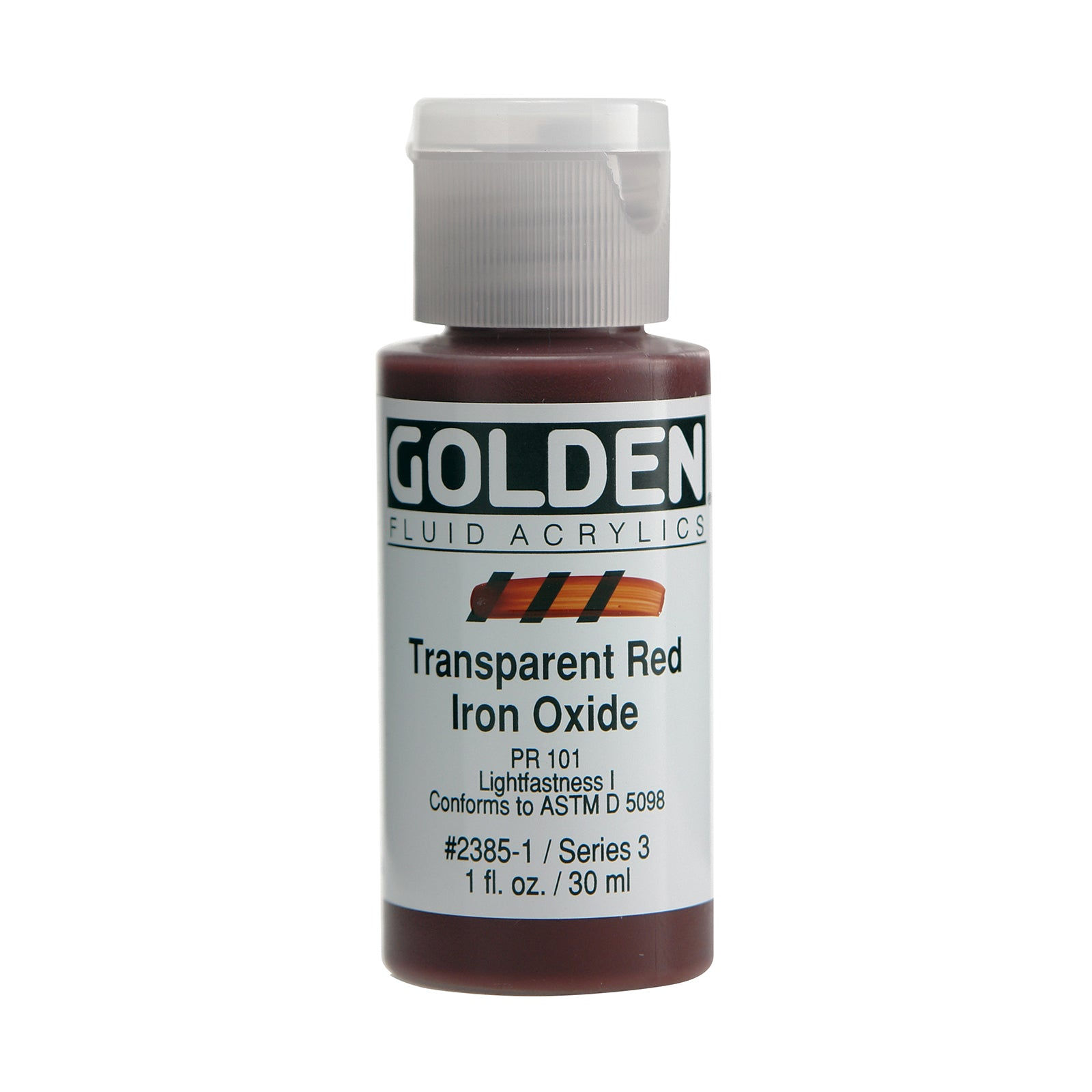 Golden?? Fluid Acrylic, 1 oz., Transparent Red Iron Oxide