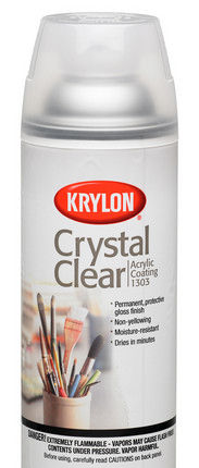 Krylon Crystal Clear Spray, 6 oz.