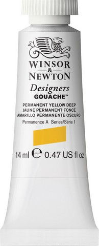 DESIGNERS GOUACHE PERMANENT YELLOW DEEP 14ML