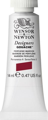 DESIGNERS GOUACHE PERYLENE MAROON 14ML
