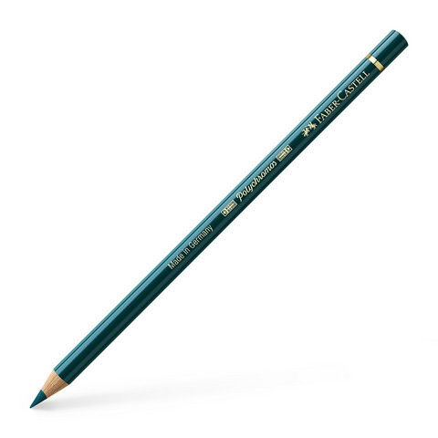 Faber-Castell POLYCHROMOS ARTIST COLORED PENCIL DEEP COBALT GREEN