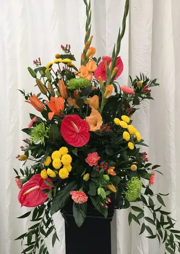 corporate floral arrangement