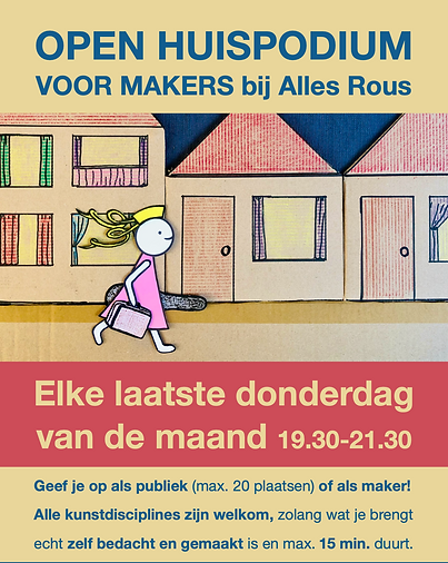 poster open huispodium