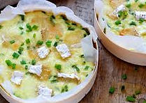 Gratinés de crevettes aux 3 légumes