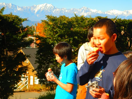 収穫祭が終わって・・・。