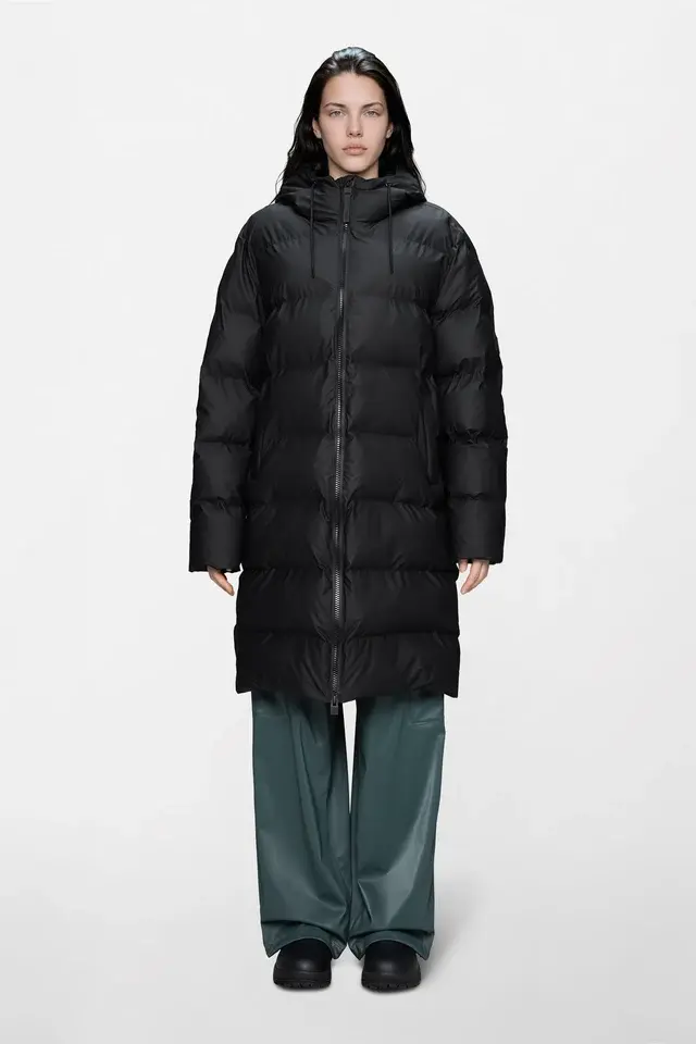 Rains Alta Long Puffer Jacket