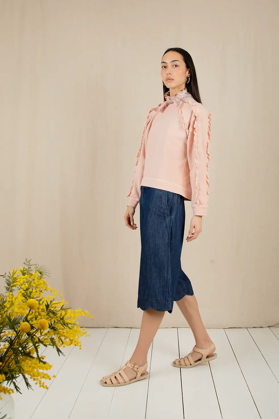 Thumbnail: Bonte Fleur Sweatshirt Rosewater