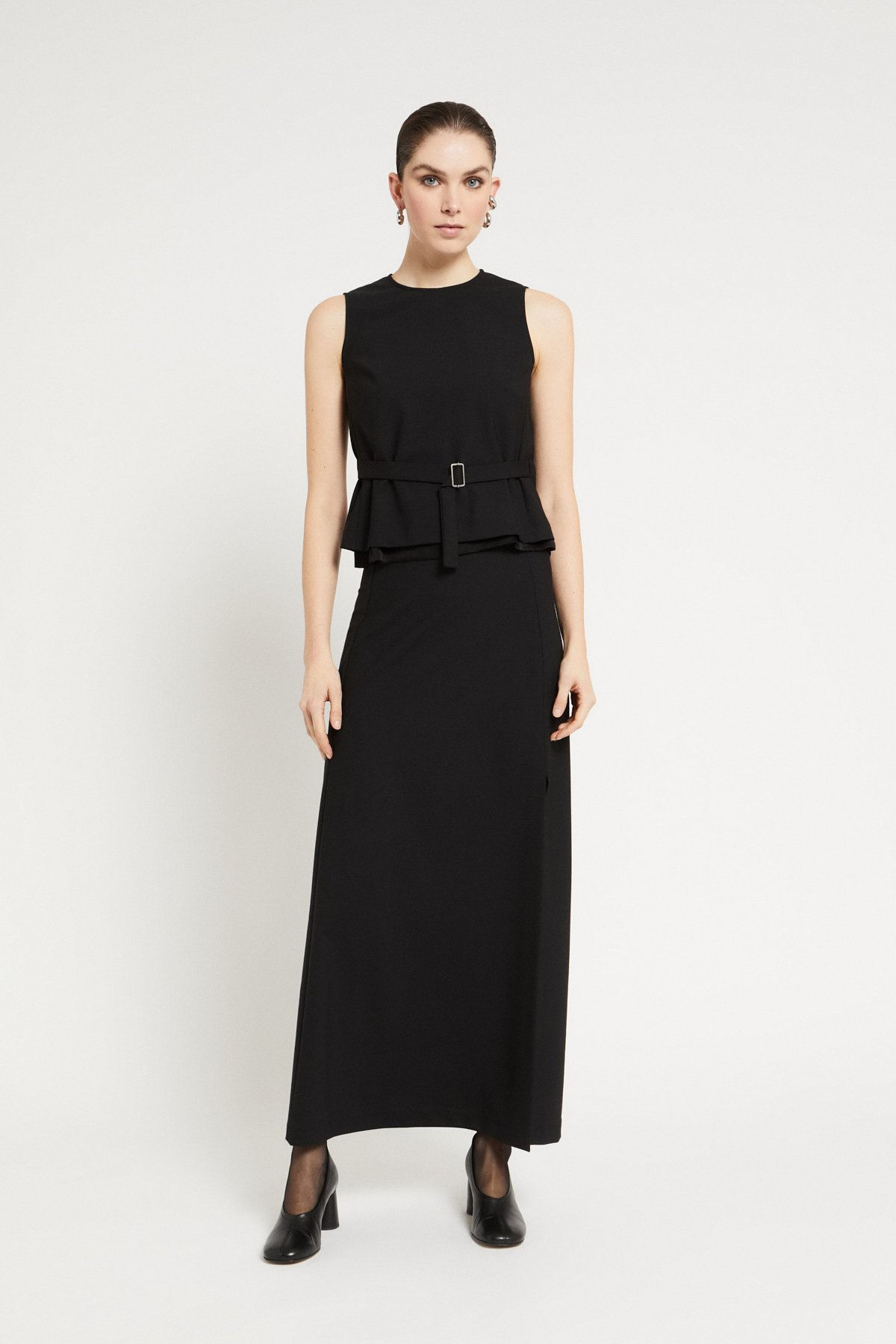 Otto'Dame Wool Blend Black Top