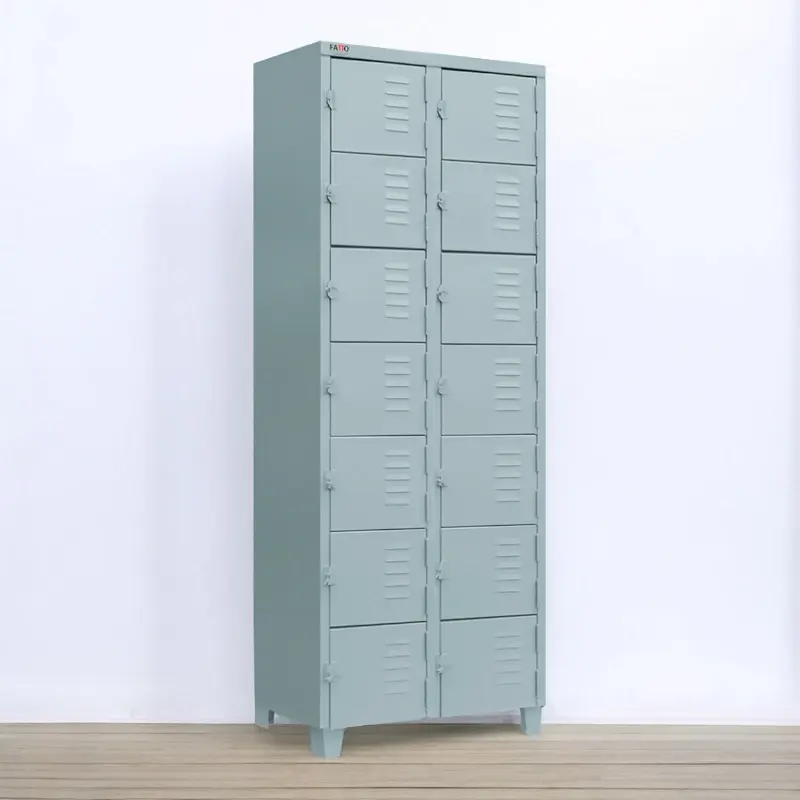 Armário Roupeiro Locker para vestiário 14 portas mini