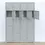 Miniatura: Armário Roupeiro Locker para vestiário 20 portas pequenas smart