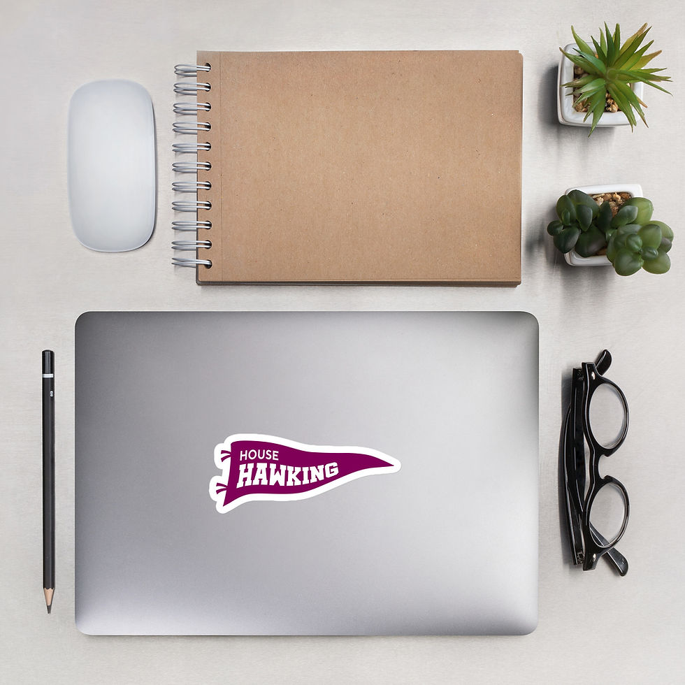 Thumbnail: House Hawking Pennant - kiss cut sticker