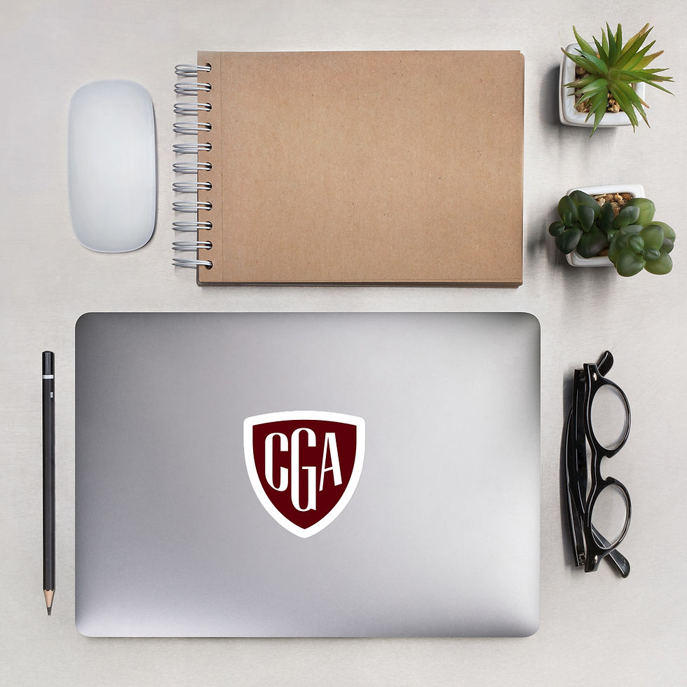 Thumbnail: CGA Crest - kiss cut sticker