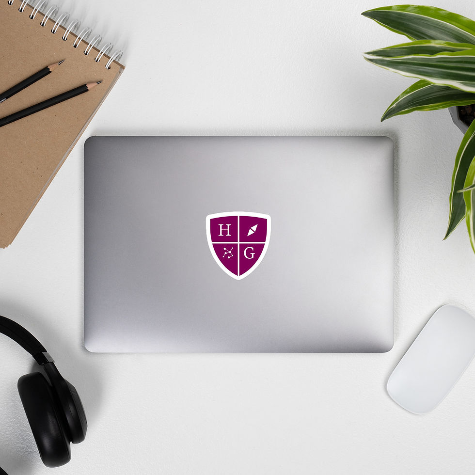 Thumbnail: House Hawking Crest - kiss cut sticker